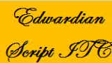 Edwardian-Script-ITC